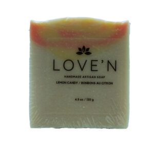 LOVE'N Handmade Artisan Soap-Lemon Candy